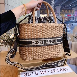 Christian Dior Wicker Bag